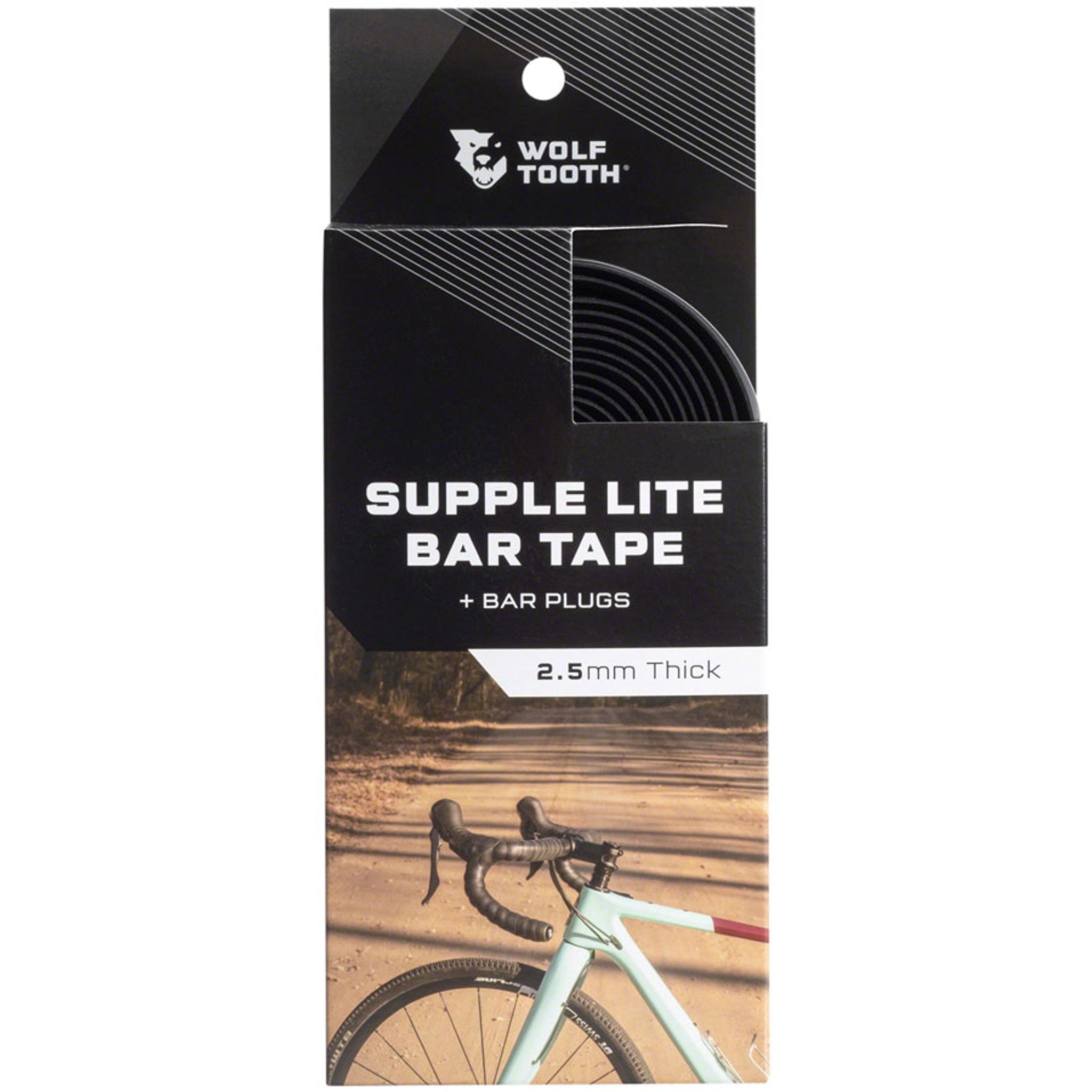 Wolf Tooth Supple Lite Bar Tape - Black