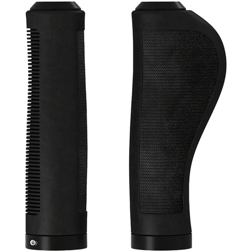 Ergonomic Rubber Grip - Black, 130/130mm