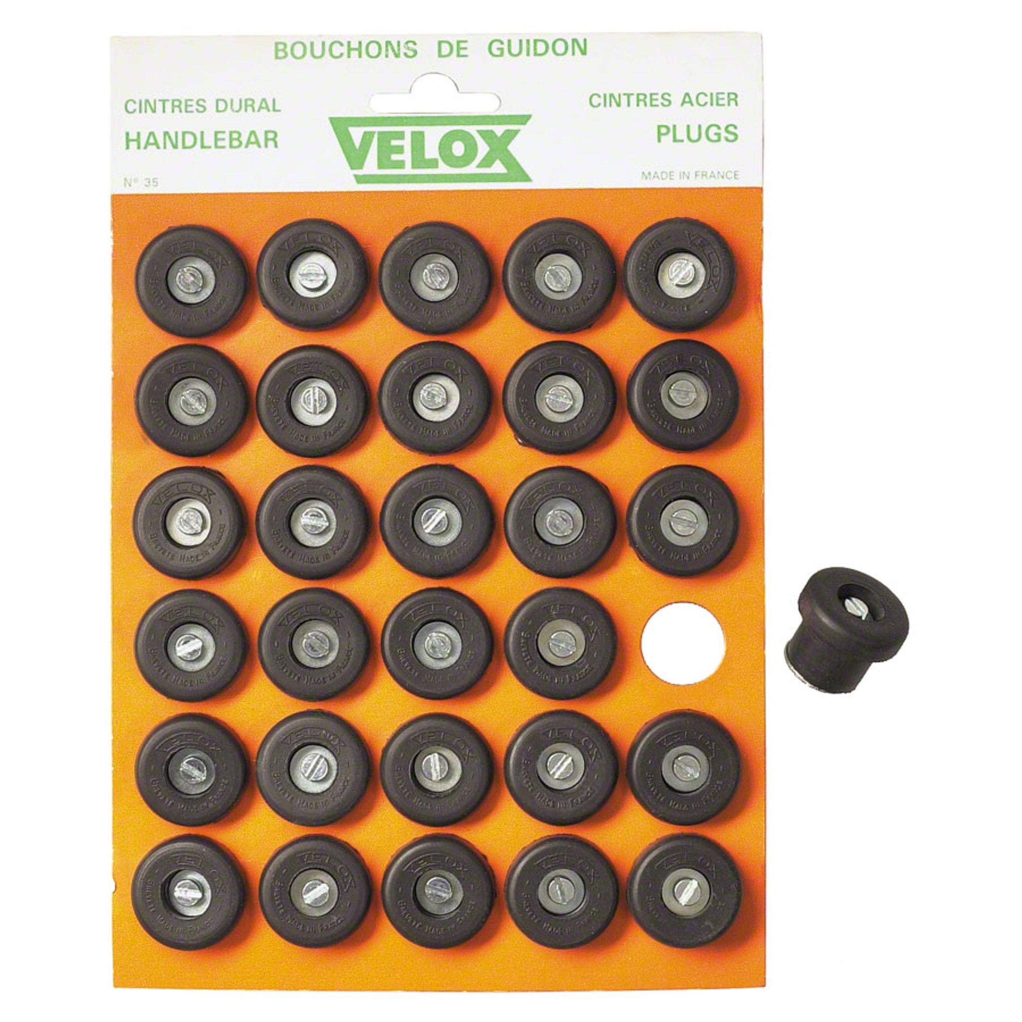 Velox Bar Plugs Card of 30