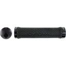Chromag Basis Grips - Black, Lock-On