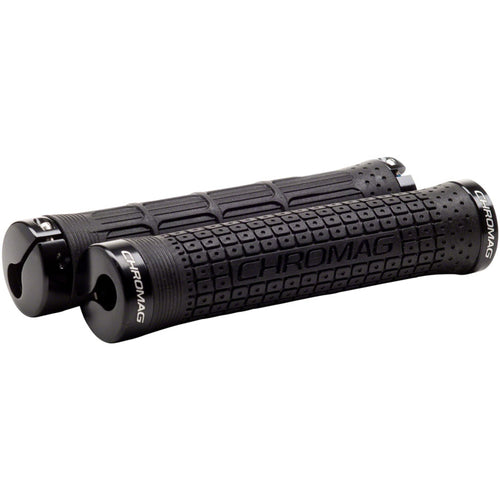 Chromag Clutch Grips - Black, Lock-On
