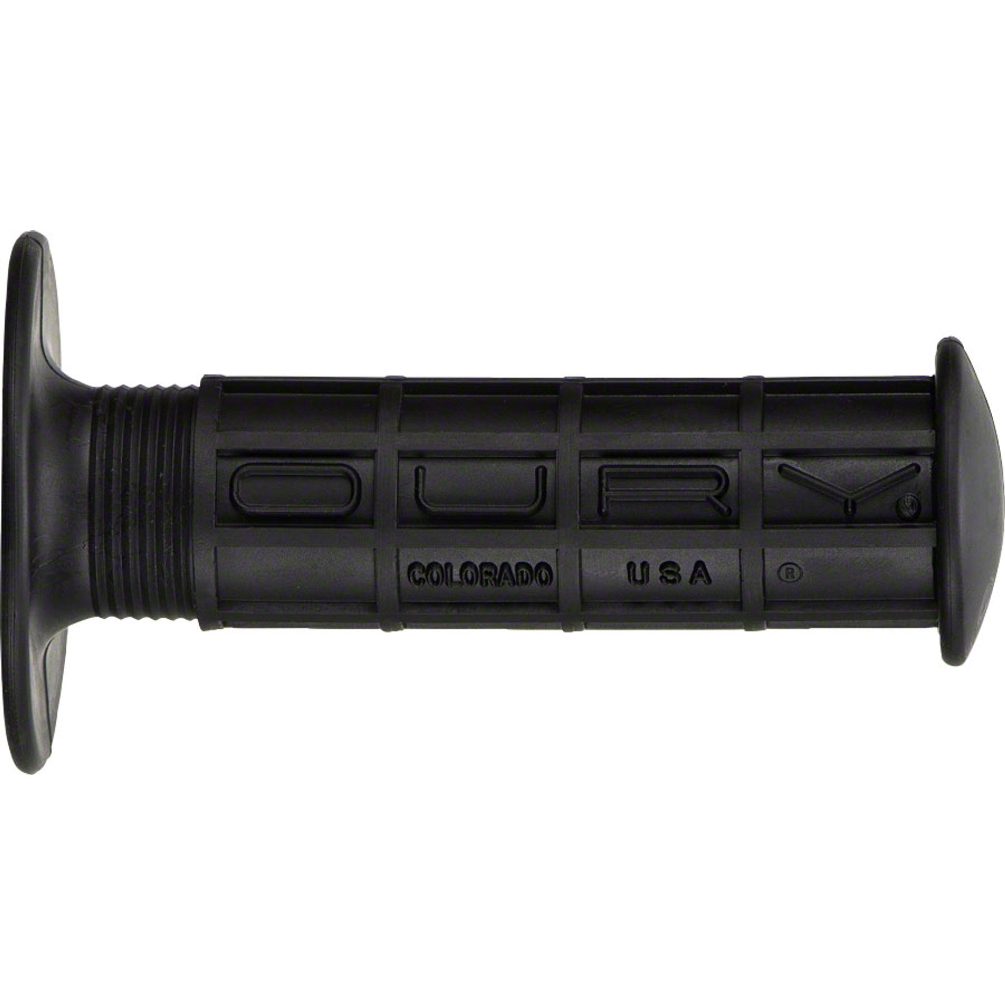 Oury BMX Waffle Grips - Black, Flange