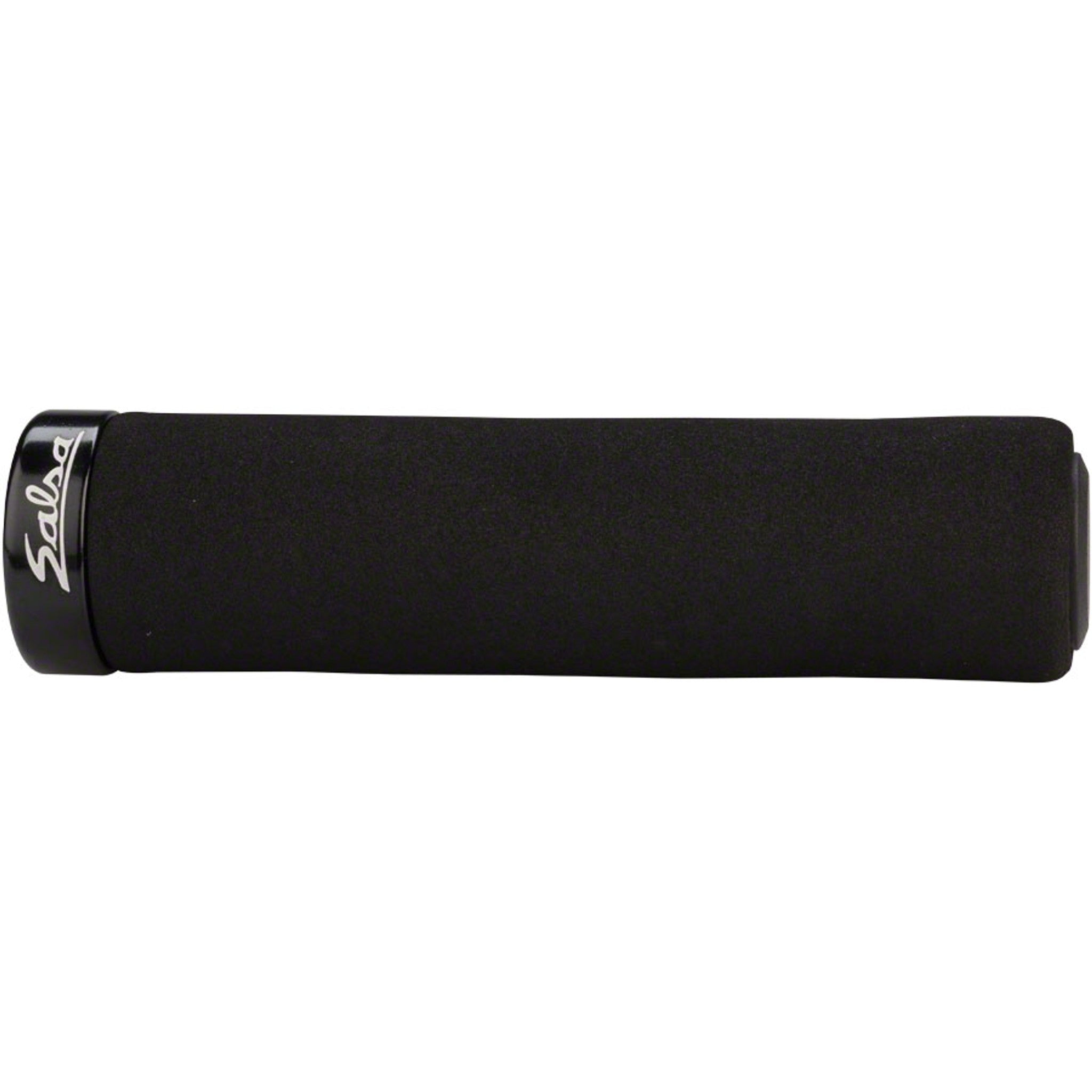 Salsa Fat Foam Lock-On Grips - Black, Lock-On