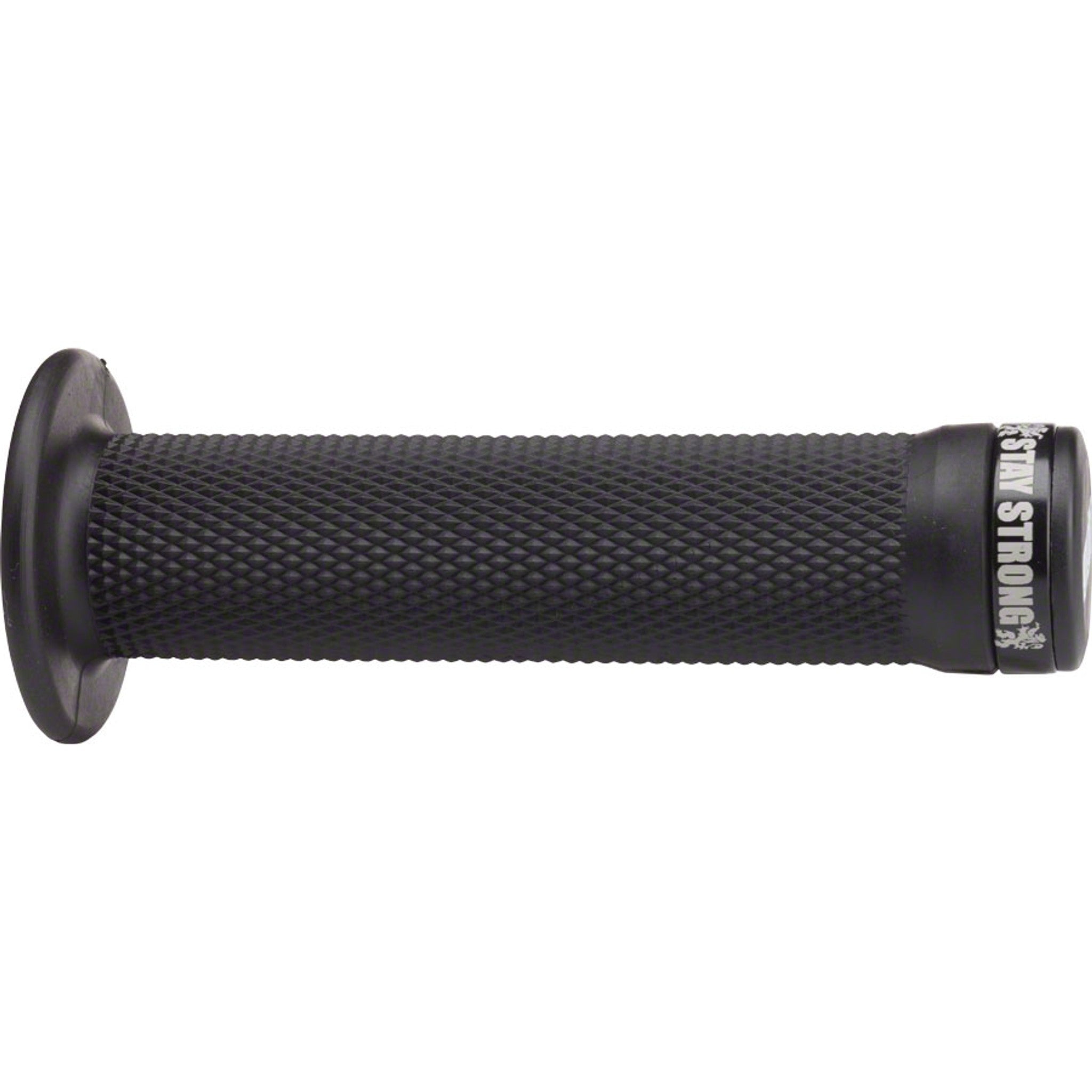 ODI Stay Strong Grips - Black, Lock-On, Flange