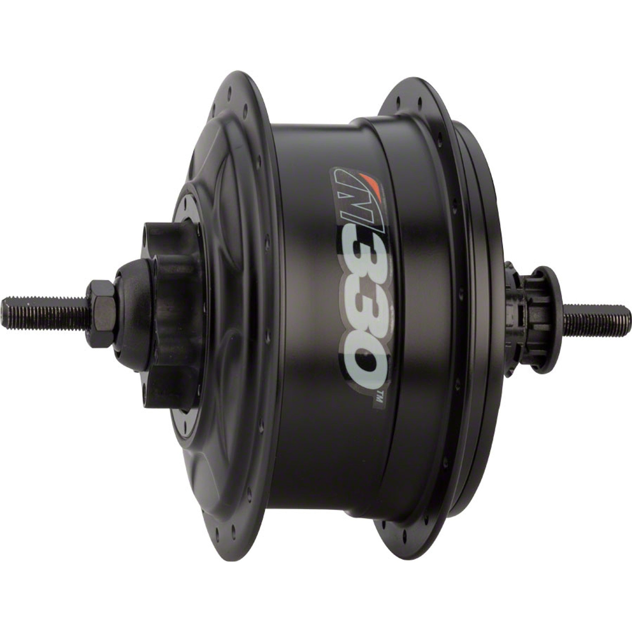 NuVinci Nfinity N330 Internally Geared Rear Hub, 32H, Black, Disc 