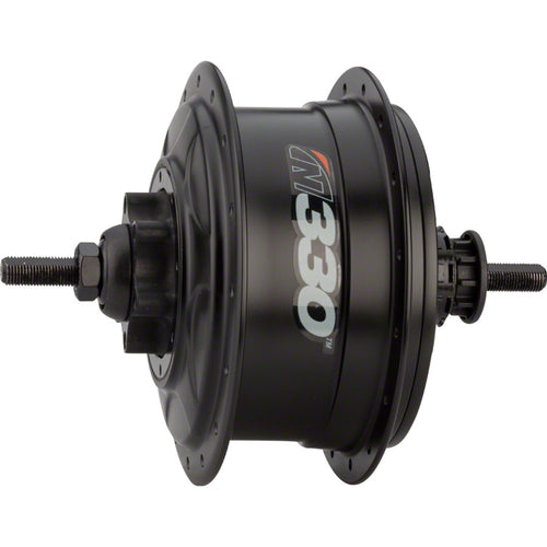 NuVinci Nfinity N330 Internally Geared Rear Hub, 32H, Black, Disc 