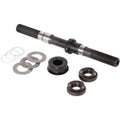 Helix Rear Hub Axle/cone set Cromo/Alloy Black