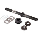 Helix Rear Hub Axle/cone set Cromo/Alloy Black