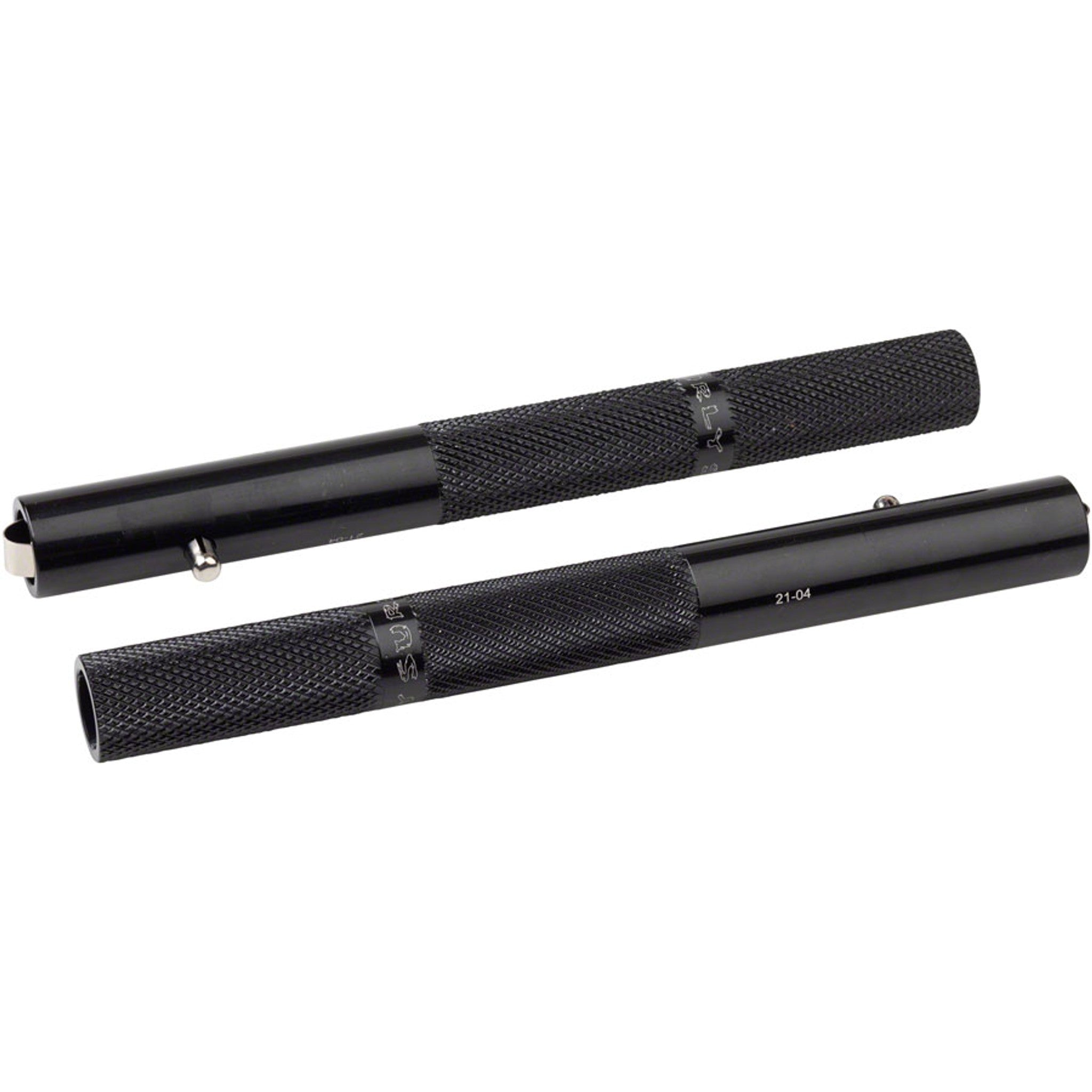 Round Pegs - Big Easy/Big Dummy Foot Pegs, Aluminum, Black