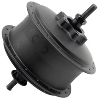 CVP Internally Geared Hub - City, CY24, 44t Spline, 36 Hole, 135mm Bolt-On Axle, 6-Bolt Disc, Black