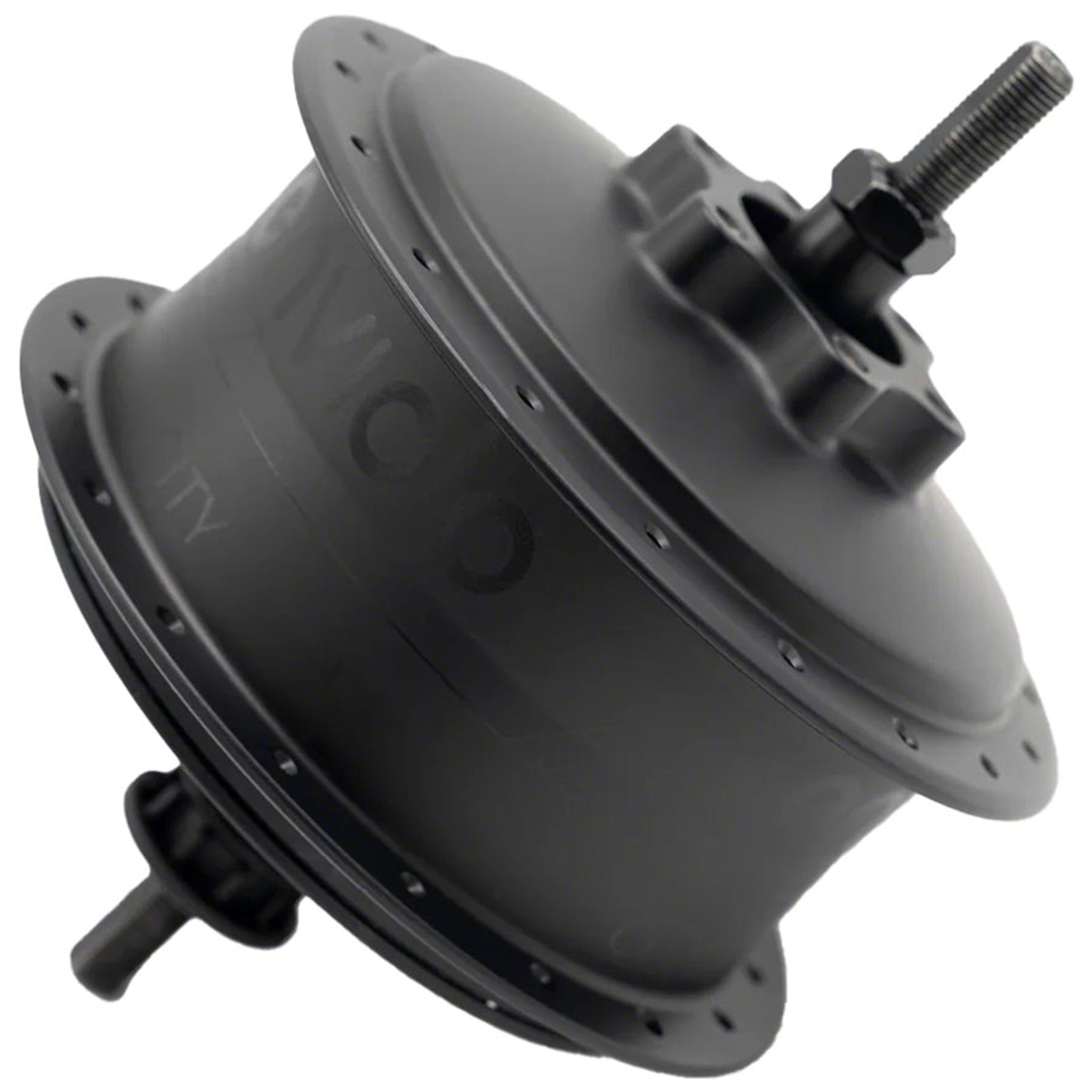 CVP Internally Geared Hub - City, CY24, 44t Spline, 36 Hole, 135mm Bolt-On Axle, 6-Bolt Disc, Black