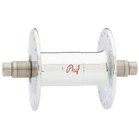 Phil Wood High-Flange Front Hub - 9 x 1 x 100mm, Rim Brake, Polished Silver, 32h