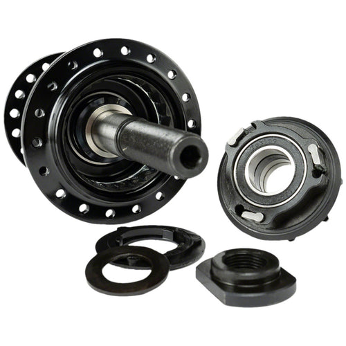 Shift Freecoaster/Cassette Rear Hub - Black, LHD