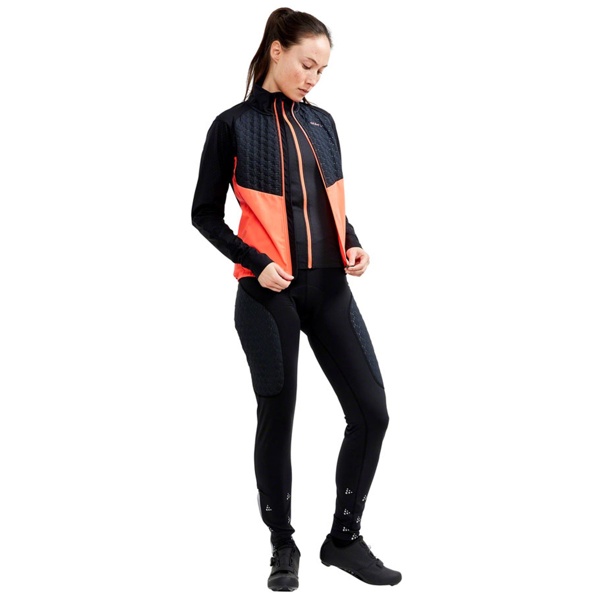 ADV Bike Lumen Subz Jacket - Black/Shock, Women's, Large