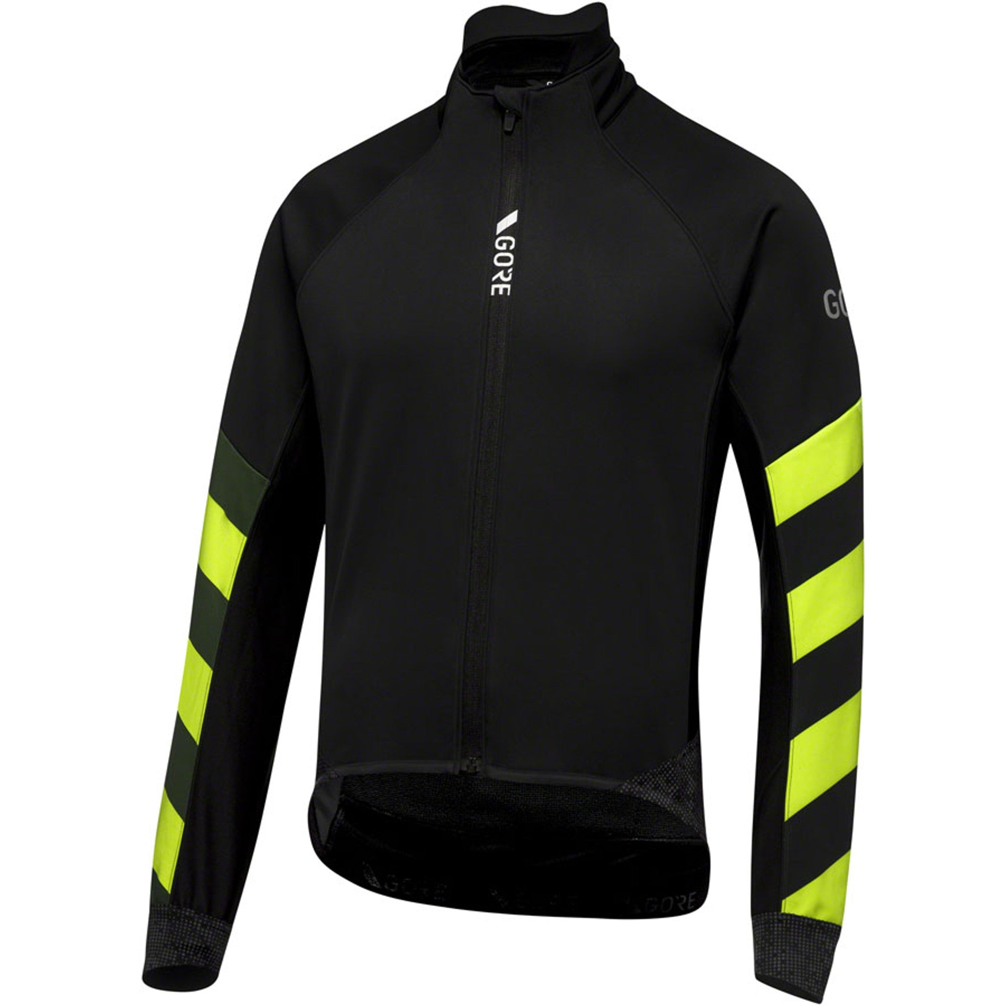C5 Gore Tex Infinium Signal Thermo Jacket - Black/Yellow, Men's, Medium