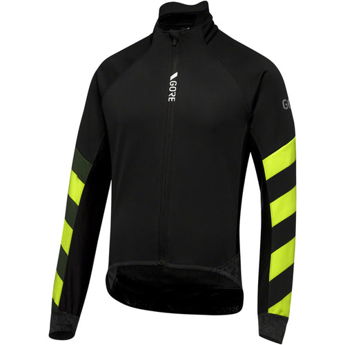C5 Gore Tex Infinium Signal Thermo Jacket - Black/Yellow, Men's, Medium