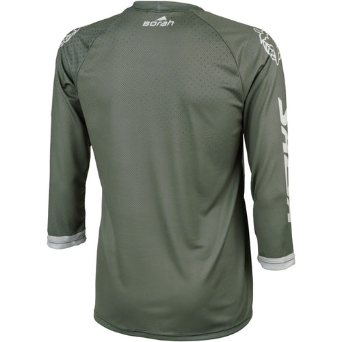 Men's Fleet 3/4 MTB Jersey - Small, Green, White
