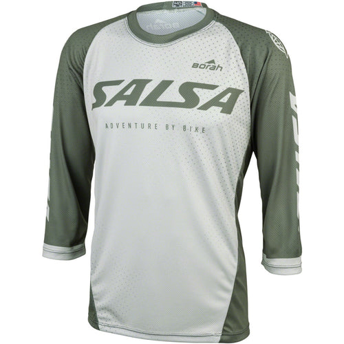 Men's Fleet 3/4 MTB Jersey - Small, Green, White