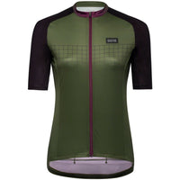 Grid Fade Jersey 2.0 - Green/Purple, Women's, Medium