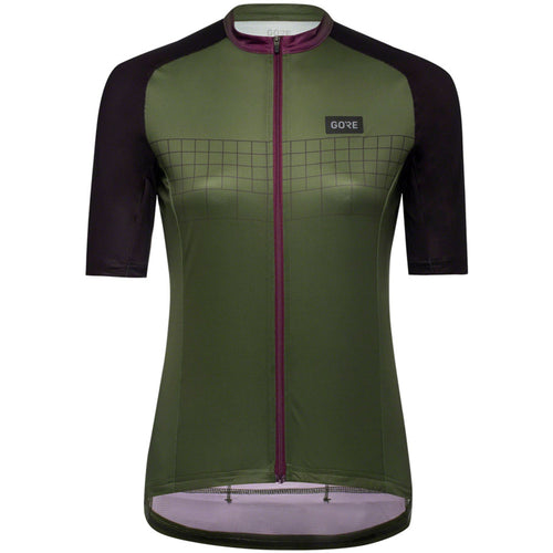 Grid Fade Jersey 2.0 - Green/Purple, Women's, Medium