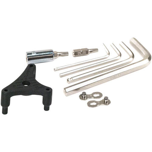 TRS Plus Cassette Upgrade Kit with Cassette, Chain, Shifter and Derailleur Conversion Kit - 12 Speed, 9-46t, Black