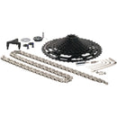 TRS Plus Cassette Upgrade Kit with Cassette, Chain, Shifter and Derailleur Conversion Kit - 12 Speed, 9-46t, Black