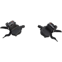 microSHIFT MarvoLT Trigger Shifter Set, 9-Speed, Double/Triple, Steel Lever, Optical Gear Indicator, Shimano Compatible