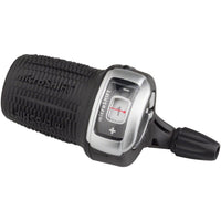 microSHIFT DS85 Left Twist Shifter, Triple, Optical Gear Indicator, Shimano Compatible