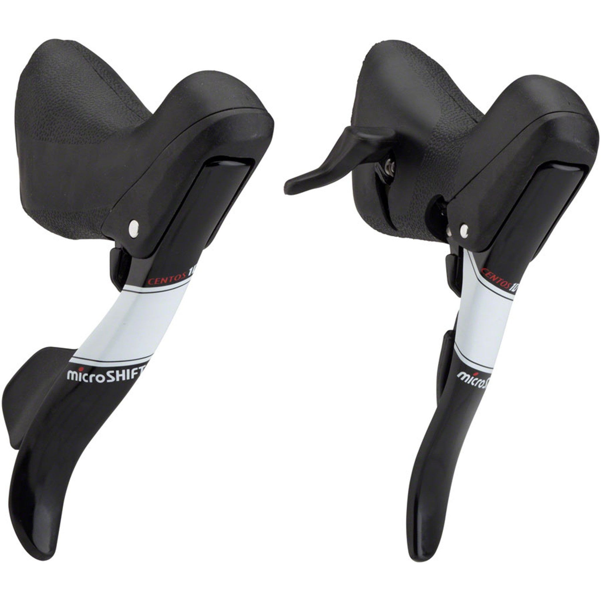 microSHIFT Centos Drop Bar Shift Lever Set 2 x 11-Speed, Shimano Compatible