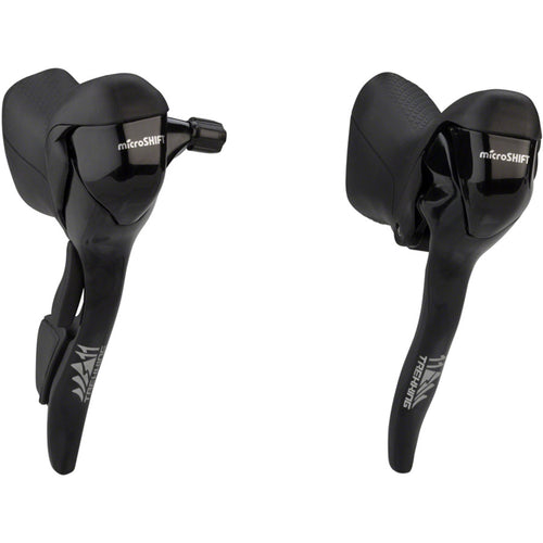 microSHIFT M110 Drop Bar Shift Lever Set 1 x 11-Speed, Shimano DynaSys Compatible
