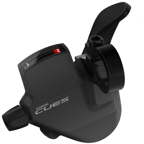 CUES SL-U4000-L Shifter - Left, 2-Speed, Rapidfire Plus Mono, Optical Gear Display, Black