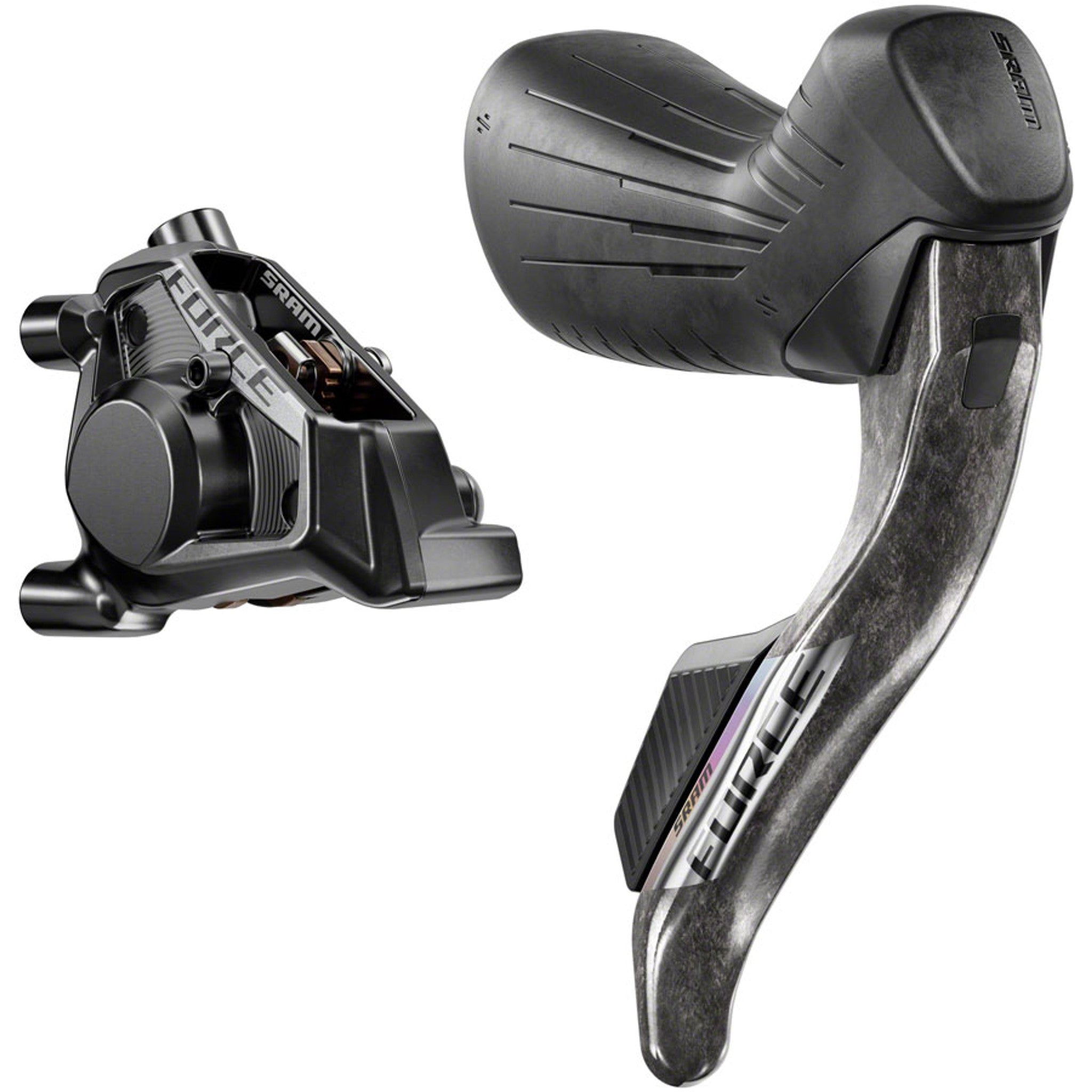 SRAM Force eTap AXS Upgrade Kit - Right and Left HRD Shift/Brake Levers, Flat Mount Calipers, Hammerhead Karoo (Force Color Edition), E1