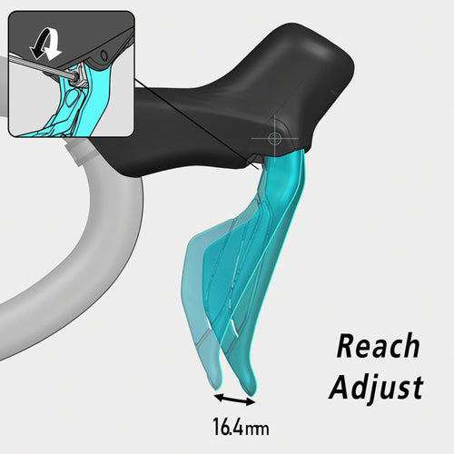 105 ST-R7170 Di2 Shift/Brake Lever with BR-R7170 Disc Brake Caliper