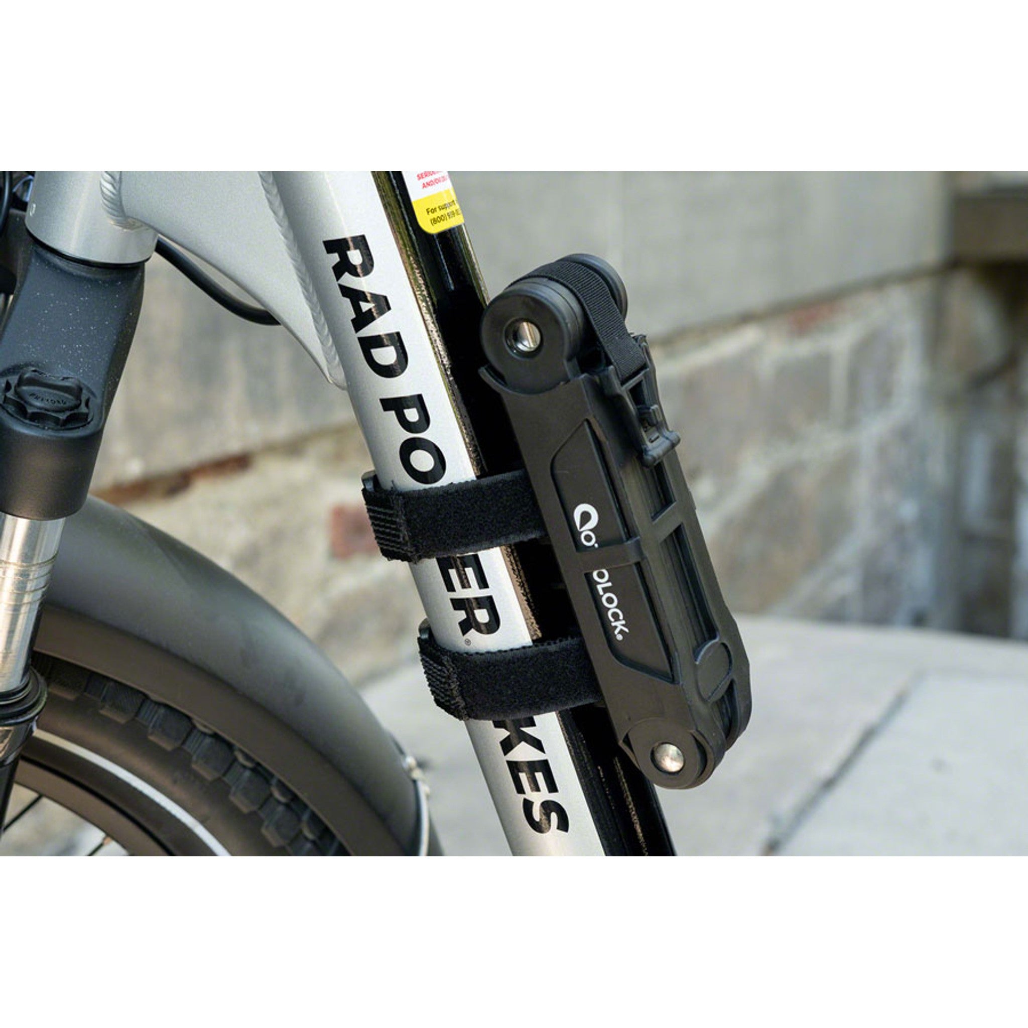 Sidekick Ebike Folding Lock - Keyed, Includes Mount, Black