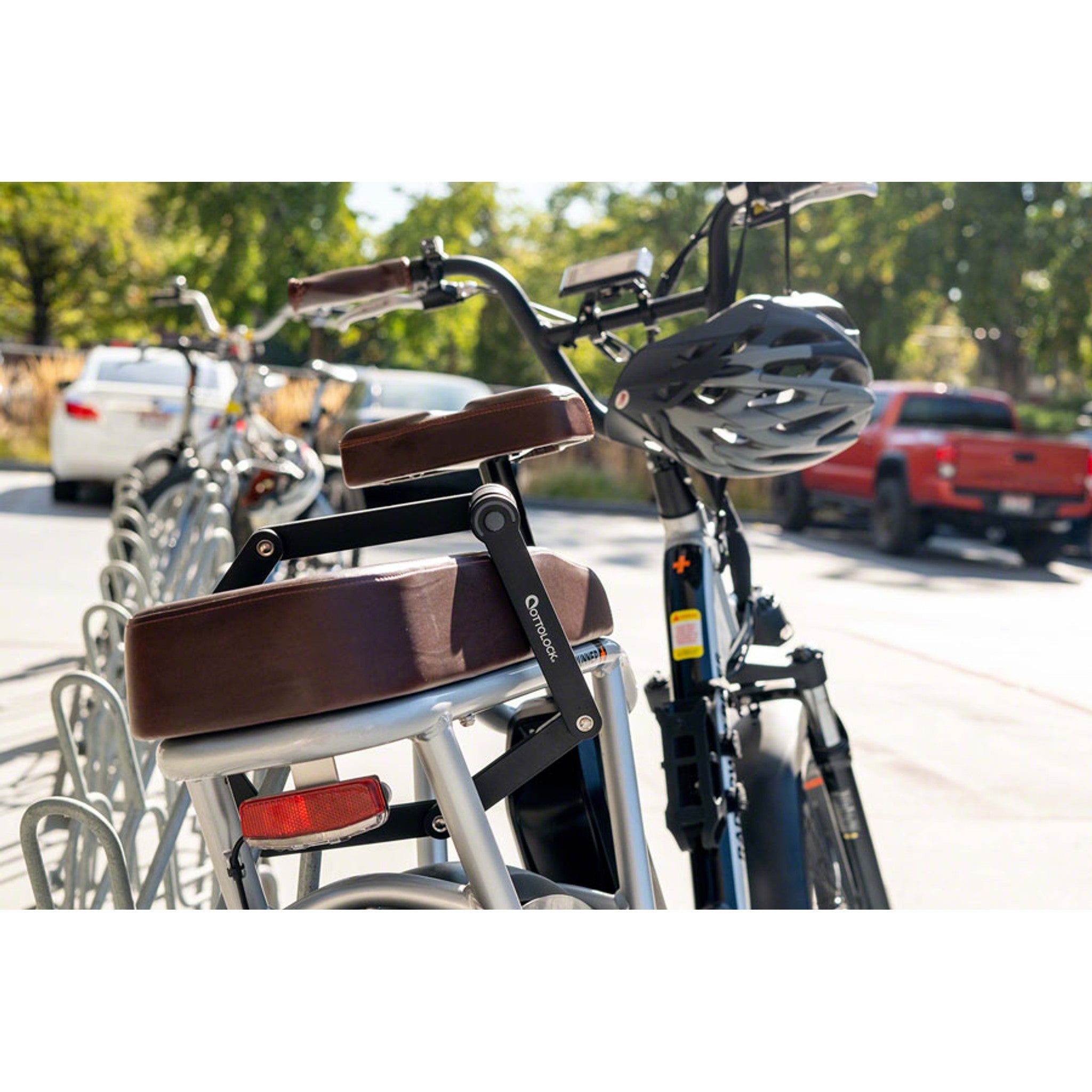 Sidekick Ebike Folding Lock - Keyed, Includes Mount, Black