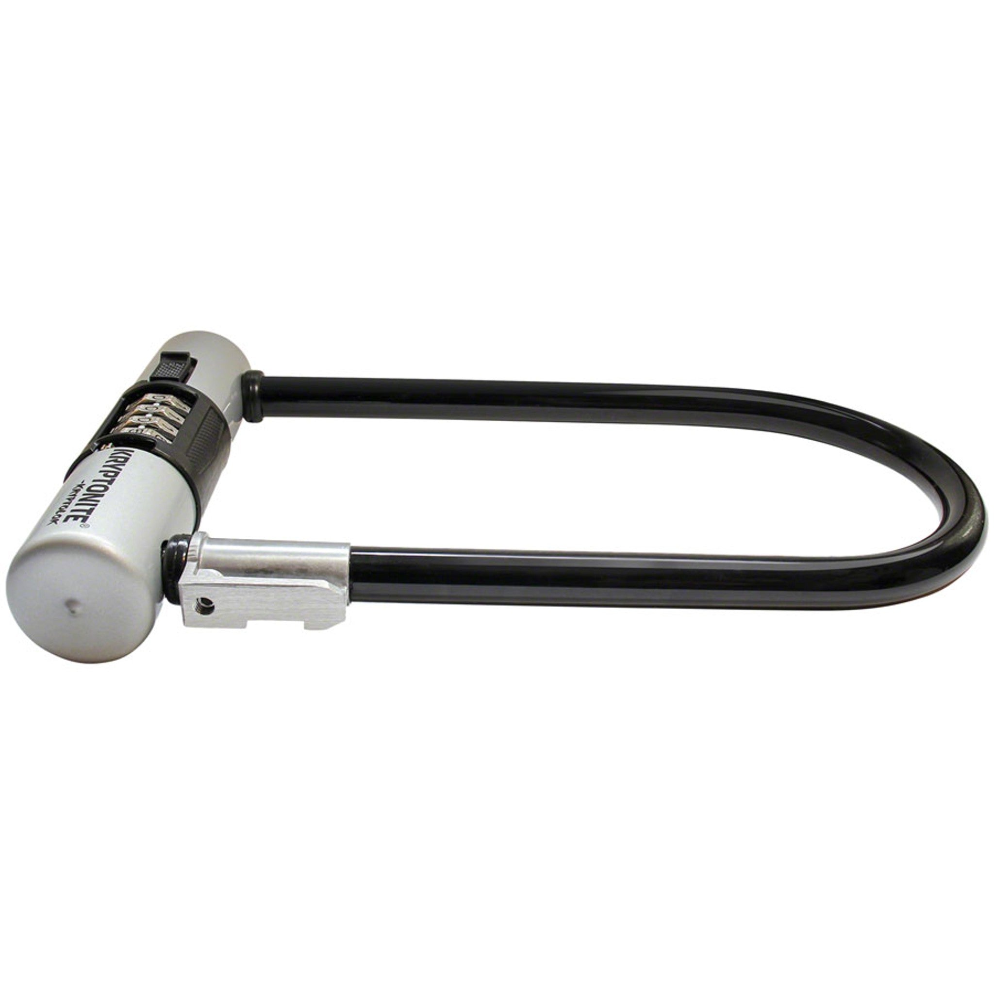 Kryptonite KryptoLok U-Lock - 4 x 9", 4-Digit Combination, Black, Includes bracket