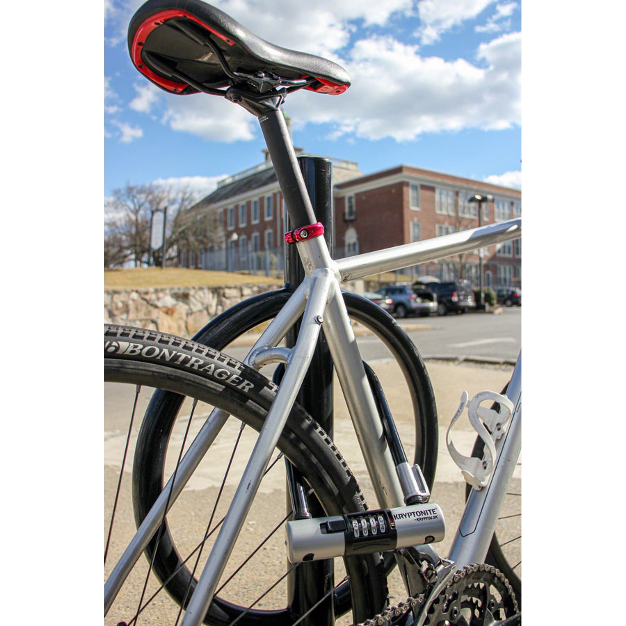 Kryptonite KryptoLok U-Lock - 4 x 9", 4-Digit Combination, Black, Includes bracket