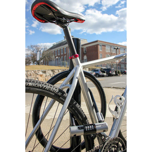 Kryptonite KryptoLok U-Lock - 4 x 9", 4-Digit Combination, Black, Includes bracket