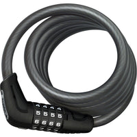 ABUS Numero 5510C  Cable Lock -Combination, 180cmx10mm With SR (Selle Royal) Mount, Black