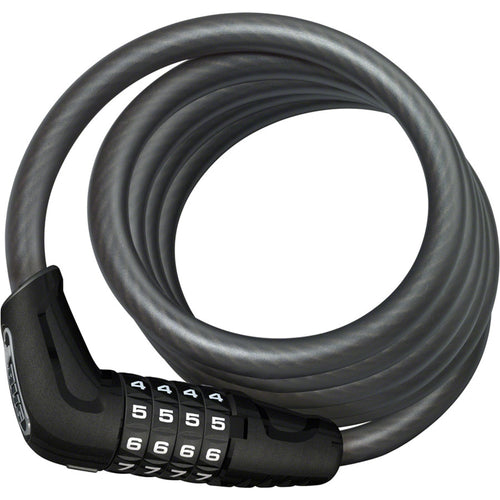 ABUS Numero 5510C  Cable Lock -Combination, 180cmx10mm With SR (Selle Royal) Mount, Black