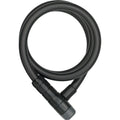 Abus Racer 6412K Cable Lock - Keyed, 2.8', 12mm, With Bracket Black