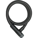 Abus Racer 6412K Cable Lock - Keyed, 2.8', 12mm, With Bracket Black