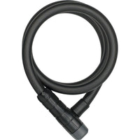 Abus Racer 6412K Cable Lock - Keyed, 2.8', 12mm, With Bracket Black