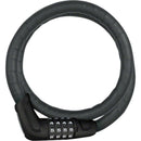 ABUS Tresorflex 6615 Combination Coiled Cable Lock: 120cm x 15mm With Mount, Black