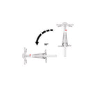 ABUS Nutfix Solid Axle 2 Pack: M10, Silver