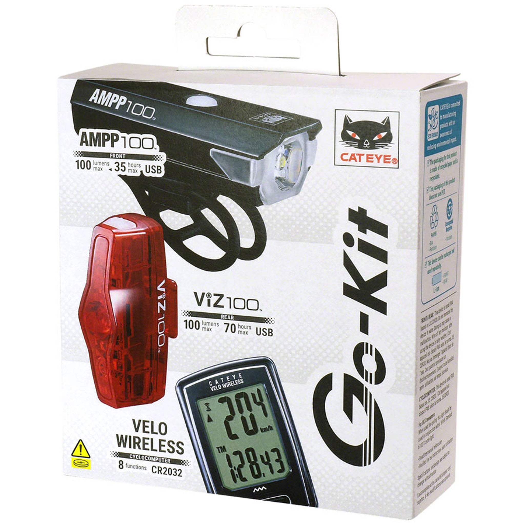 GS22 Go Kit Light and Computer Set - AMPP100 , ViZ100, Velo Wireless