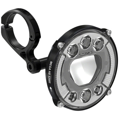 Lezyne Mega HB E2000 Ebike Headlight - 600/2000 Lumen, STVZO Compliant, Black