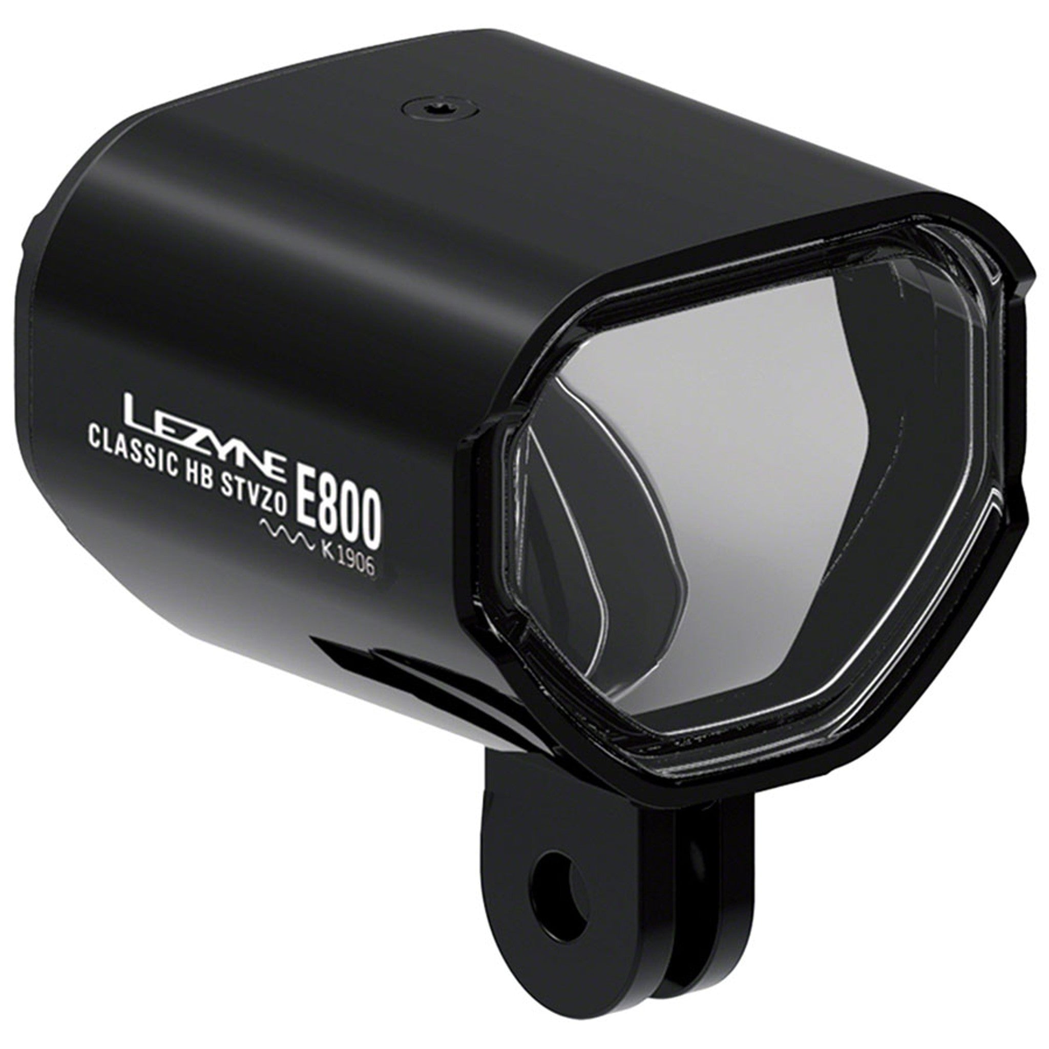 Classic E800 Ebike Headlight - Handlebar/Fork Mount, STVZO, 800 Lumen, Black