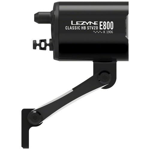 Classic E800 Ebike Headlight - Handlebar/Fork Mount, STVZO, 800 Lumen, Black