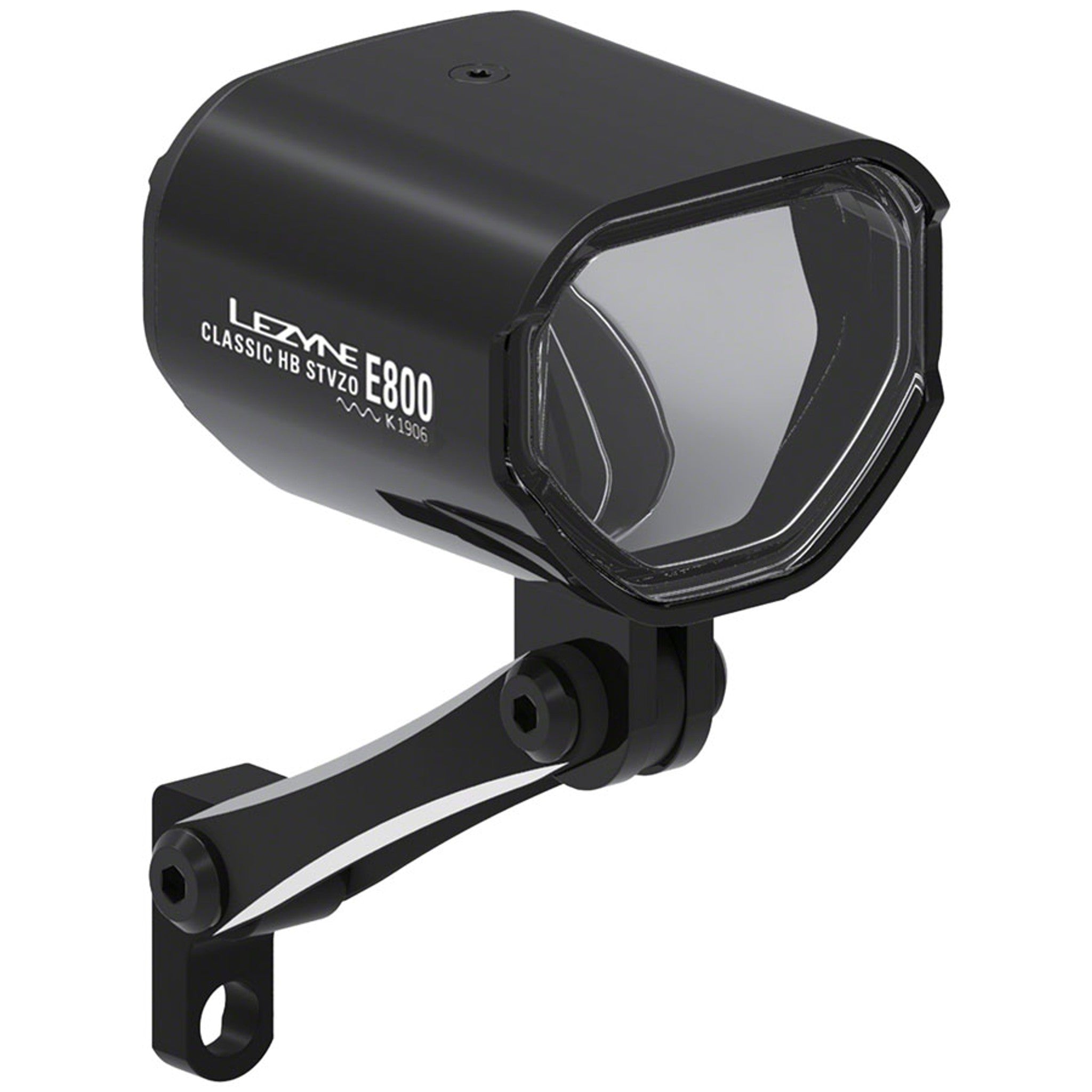 Classic E800 Ebike Headlight - Handlebar/Fork Mount, STVZO, 800 Lumen, Black